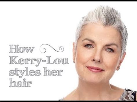 Go for a medium brown in either a cool or warm tone instead, depending on your preference. How Kerry Lou Styles Her Short Hair - YouTube