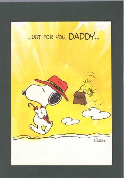 Snoopy Fathers Day Card The Snoopy Collectionary Snoopy Snoopy