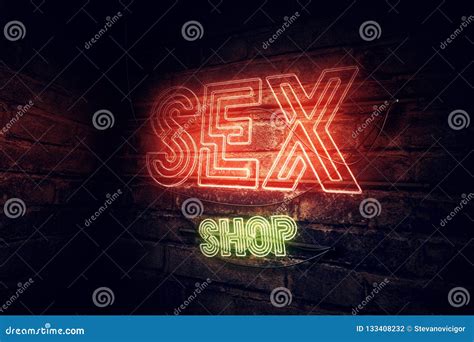 Sex Shop Neon Sign Stock Illustration Illustration Of Conceptual