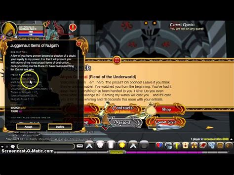 Aqw How To Get To Nulgath And Nulgath Armor Youtube