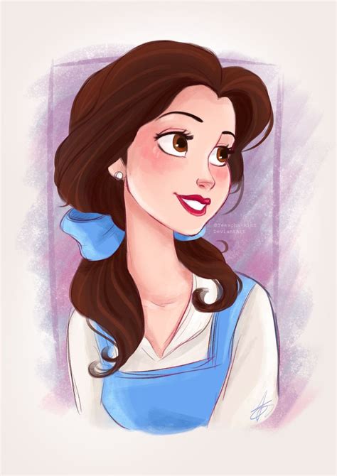 Belle Disney Beauty And The Beast Disney Princess Art Disney