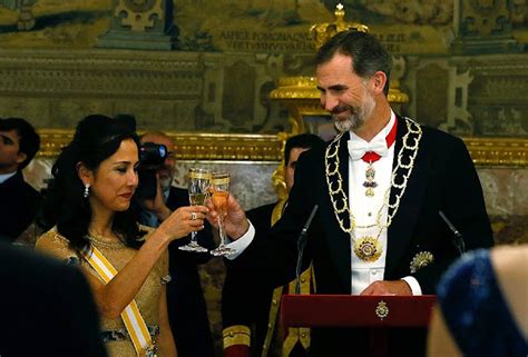 Queen Letizia And King Felipe Host A Dinner For President Of Peru