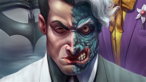 Animated Two Face Wallpaper