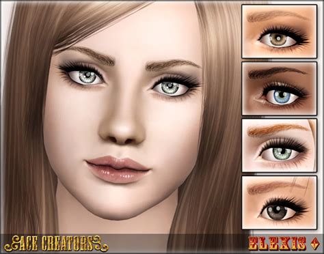 my sims 3 blog updated heavensent curved eyebrows by elexis
