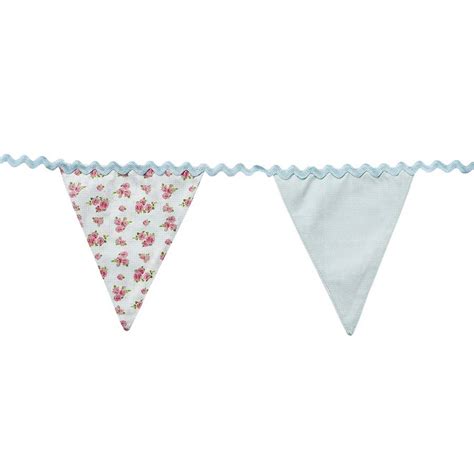 Vintage Floral Fabric Bunting By Postbox Party