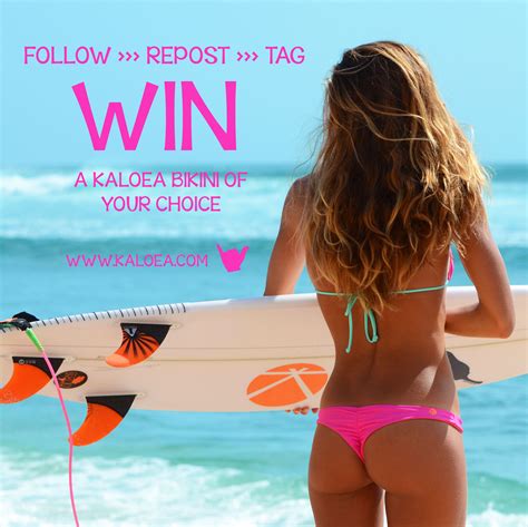 WIN The KALOEA Bikini Of Your Choice Go Check Out Our INSTAGRAM Comp NOW Kaloea Bikinis