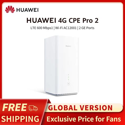 ♣ Unlocked 4g Wifi Router With Sim Card Huawei 4g Cpe Pro 2 B628 265