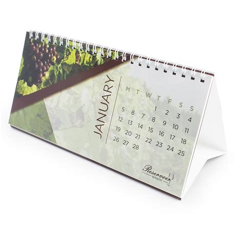 Desktop Flip Calendar Cmyk Colour Online