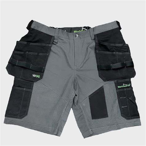 Workgearuk Multi Pocket Work Shorts With Stretch In The Waist And