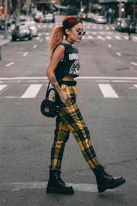 Modern Personality Street Style Grunge Grunge Fashion Grunge Outfits