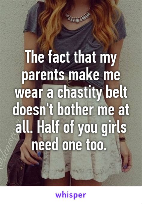 8.we usually grow vegetables in our garden but this year we are not growing any. The fact that my parents make me wear a chastity belt ...