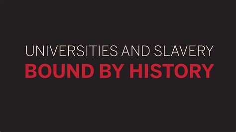 Universities And Slavery 2 Of 5 Slavery And Universities Nationally