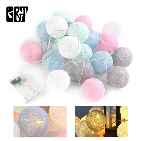 Buy Gt 3m 20 Leds Cotton Ball String Lights Cotton