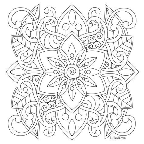 Relax and take your stress aways thanks to these diversified designs. Free easy mandala for beginners adult coloring book image from LiltKids.com! See more free adult ...