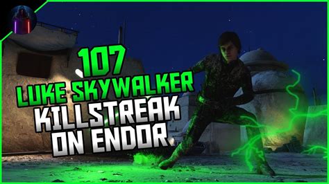 Luke Skywalker Killstreak Endor Ga Youtube