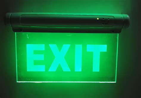 Exit Sign Emergency Light Led Emergency Exit Sign Exit Light Led