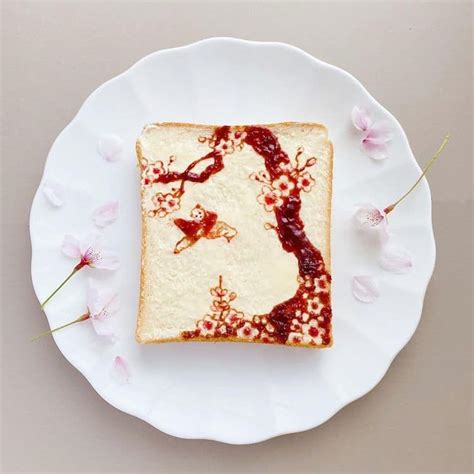 Artist Creates Daily Toast Designs Inspired By Japanese Traditions