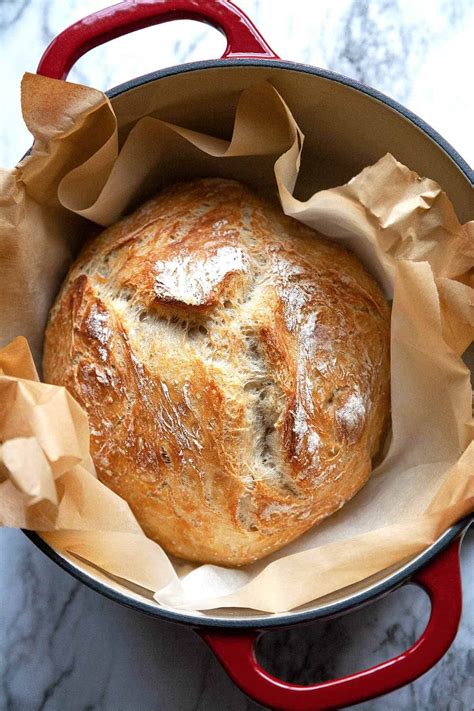 Foolproof Artisan No Knead Bread Recipe Step By Step Tutorial With Video Foodtasia