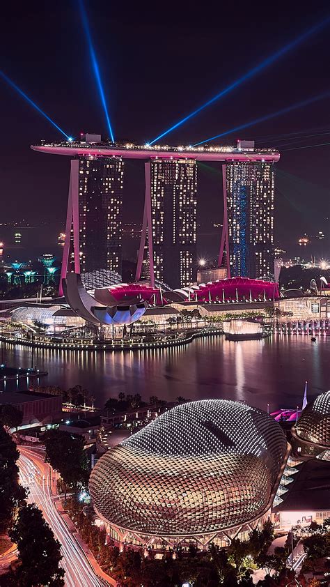Marina Bay Sands Singapore Cityscape 4k 5k Wallpapers Hd Wallpapers