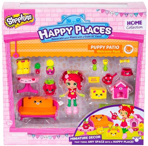Shopkins Happy Places Series 2 Puppy Patio Welcome Pack Rosie Bloom