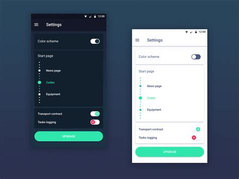 Ux Settings Page Android Uplabs