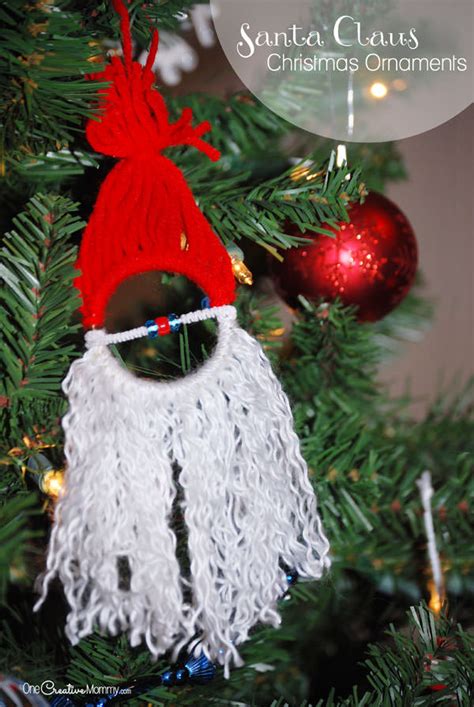 Homemade Christmas Ornaments For Kids Santa