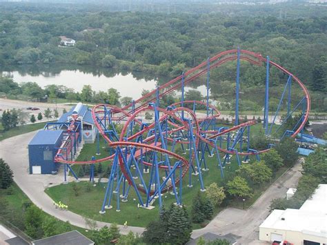 Superman Ultimate Flight At Six Flags Great America Gurnee Illinois Great America Roller