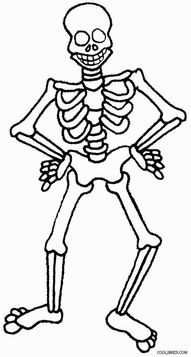 Printable Skeleton Coloring Pages For Kids | Cool2bKids