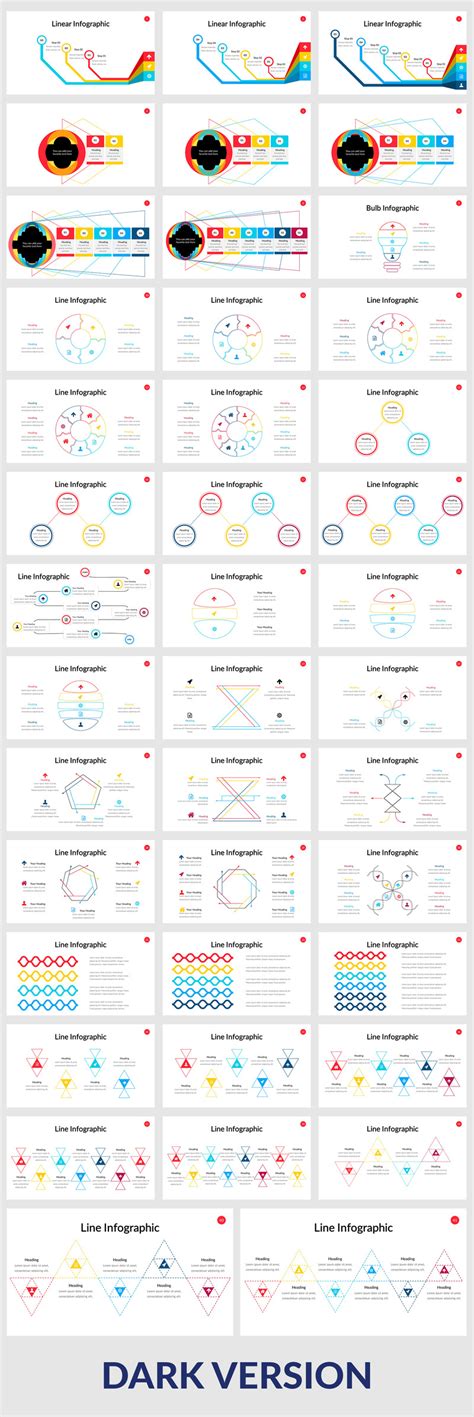 Line Infographic Powerpoint Template Templatemonster