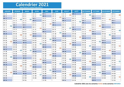 Ne cherchez plus, canva vous offre de nombreux modèles gratuits de calendrier hebdomadaire et de tous styles à personnaliser en ligne ! Semaine Paire - Semaine impaire : calendrier 2020-2021