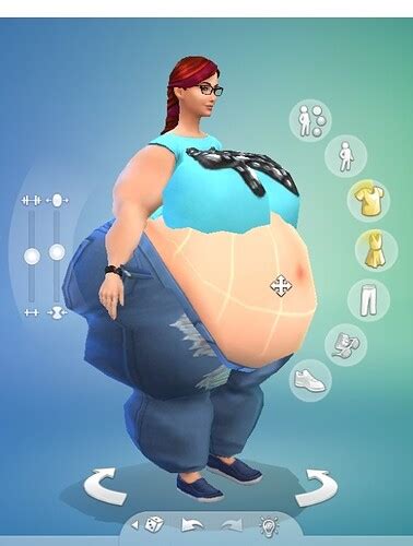Sims4 Better Ingame Weightgain Mod General Games Weight Gaming