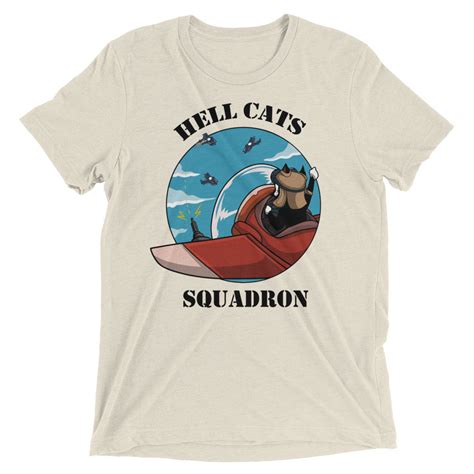 Hell Cats Squadron T Shirt Cat Bandit Cat Shirts Sponsoring Rescue Cats
