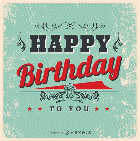 Vintage Happy Birthday Images For Men