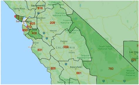 California Area Codes - All City Codes