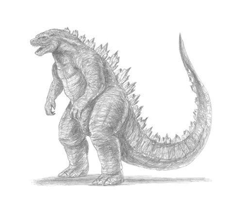 How To Draw Godzilla Step By Step For Beginners In This Blog Post I