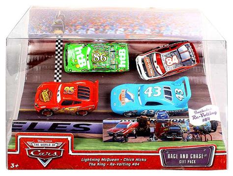 Disney Pixar Cars The World Of Cars Multi Packs Race And Chase 4 Pack