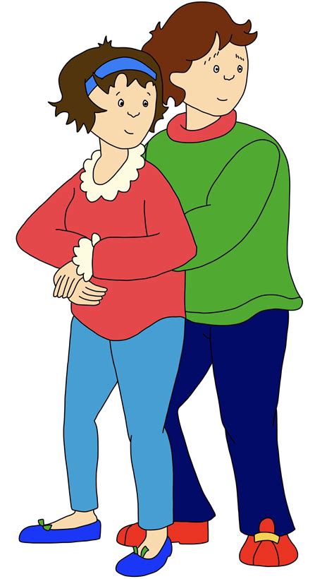 Caillous Mommy And Daddy Cuddle Together By ThomasCarr0806 On DeviantArt