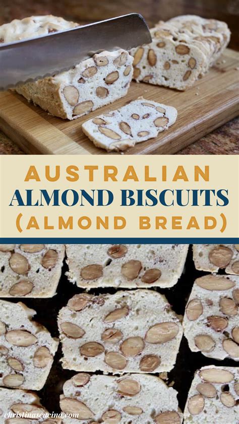 1 cup dried fruits (optional). Almond Bread (Australian Almond Biscuits or Biscotti) in 2020 | Dessert recipes easy ...