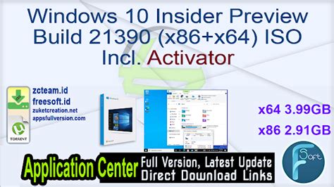 Windows 10 Insider Preview Build 21390 X86x64 Iso Incl Activator