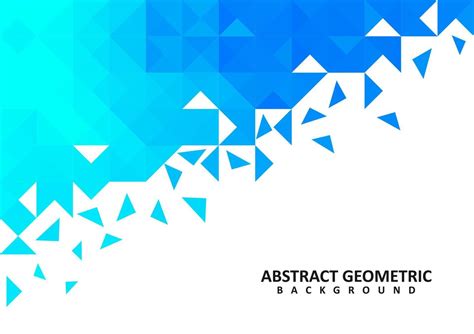 Abstract Blue Geometric Vector Background Design 11512167 Vector Art At