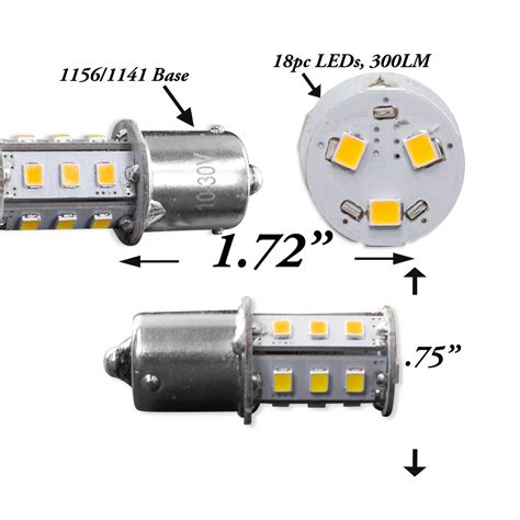 Leisure Led 18smd 12 Volt Replacement Led Bulb 12v 11411156 Interior