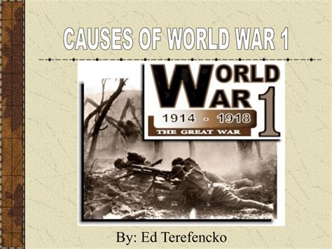 Causes Of World War 1
