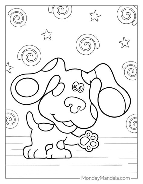 Blue S Clues Coloring Pages Free Pdf Printables