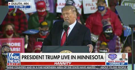 Thursday, october 29, 2020 at 1:30 pm edt president. Trump Goes After Chris Wallace at Minnesota Rally