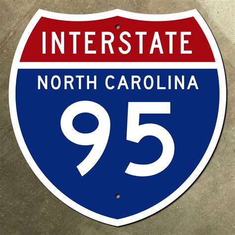 North Carolina Interstate Route 95 Highway Marker Road Sign Etsy