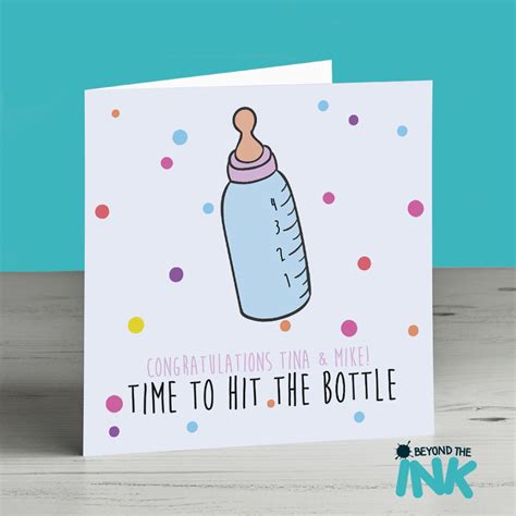 We did not find results for: New Baby Card - Congrats Time To Hit The Bottle Girl | Beyond The Ink