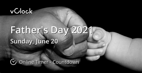 Additionally, companies which wrote and published. When is Father's Day 2021 - Countdown Timer Online - vClock
