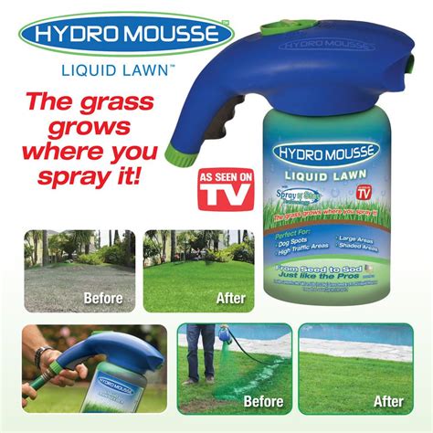 Hydro Mousse Liquid Grass And Lawn Repair System As Seen On Tv Lawn