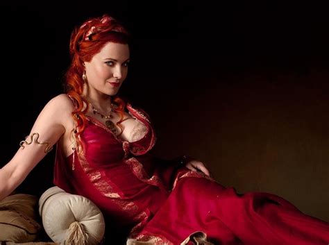 Sure Whatever You Say — Lucy Lawless As Lucretia W That Red Wig 🙌🏻 In