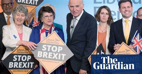 Lib Dems Launch Eu Election Campaign With Stop Brexit Message World News The Guardian